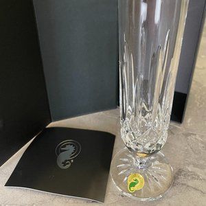 NEW Waterford Crystal Lismore 8" Footed Stem Vase